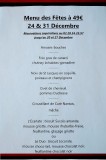 menu de fêtes le Roz'o