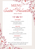 Menu de la Saint-Valentin - Auberge de Kerhinet - Saint-Lyphard