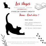 Stage carnet créatif - Guérande - thème chat alors