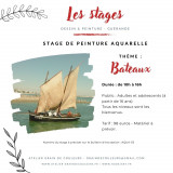 Stage de peinture Aquarelle - Guérande - bateaux