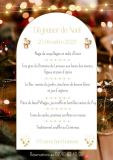 Votre menu du jour de Noël à La Table du Saint-Christophe - La Baule