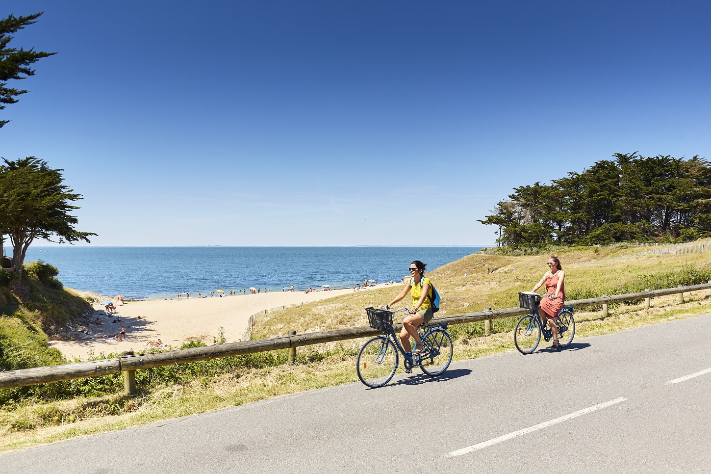 Plage de Piriac à vélo