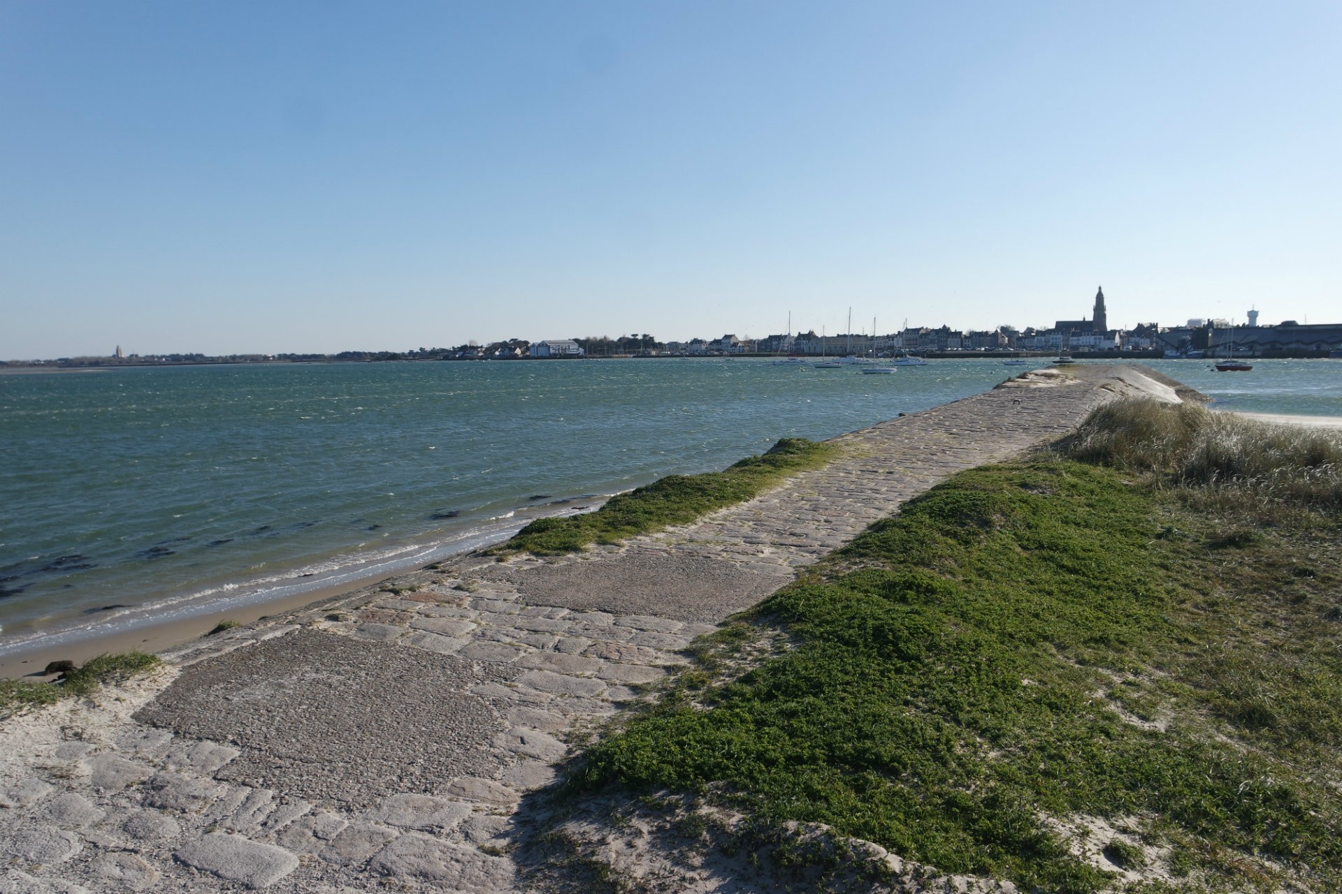 Vue du Croisic depuis Pen-Bron