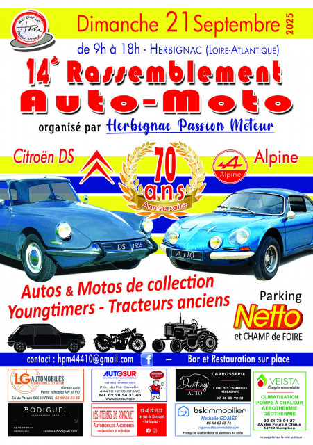 14ème Rassemblement auto - moto - Herbignac