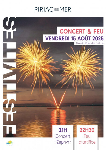 15 août Concert et feu Piriac