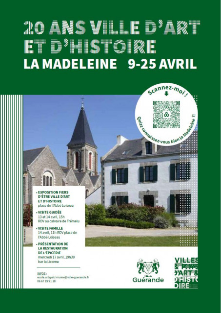 20 ans Ville d'Art et d'Histoire - La Madeleine