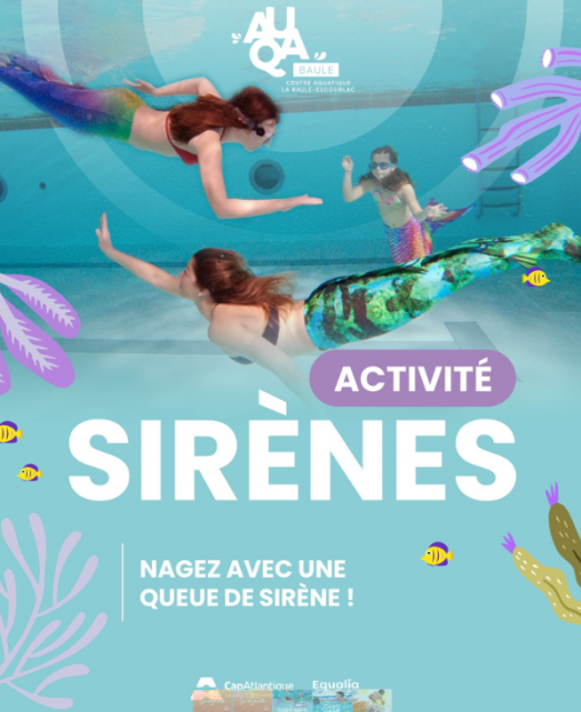 Activité sirènes à l'Aquabaule