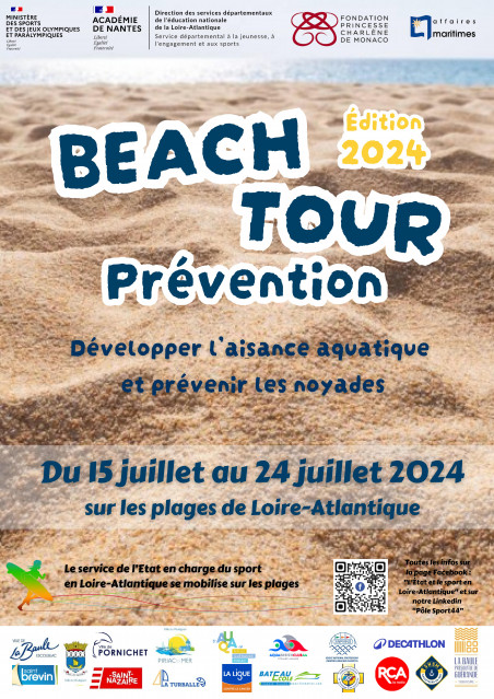 Affiche 2024 Beach Tour