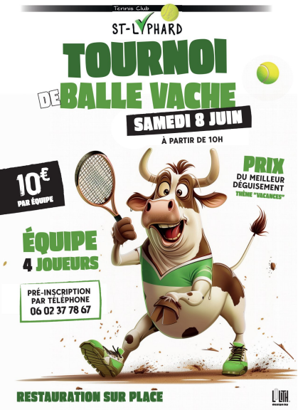 Affiche Tournoi de Balle Vache - Saint-Lyphard