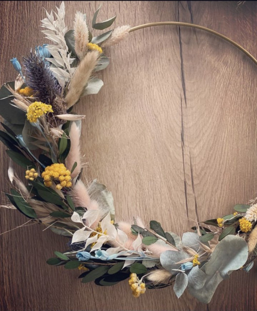 Atelier Couronne de Fleurs Séchées - Ptea Bonheur Guérande