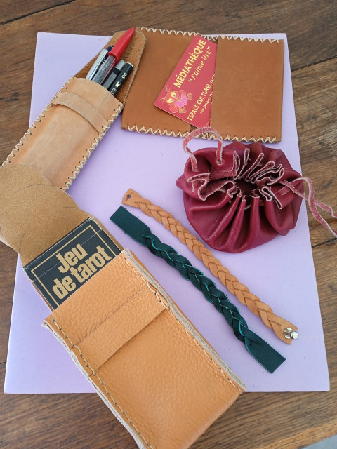 Atelier cuir - médiathèque de Pénestin