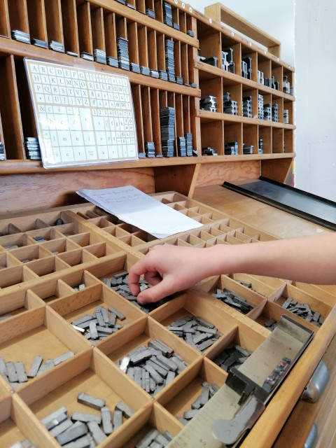 Atelier initiation à l'imprimerie traditionnelle de Gutenberg - La Baule