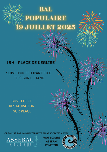 Bal populaire et feu d'artifice - Assérac