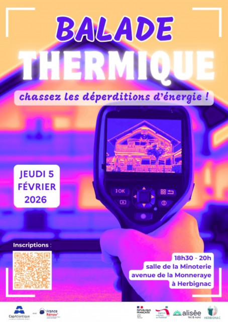 Balade Thermique - Chassez les déperditions d'énergie - Herbignac