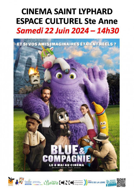 Cinéma jeune public : Blue & compagnie Le 22 juin 2024