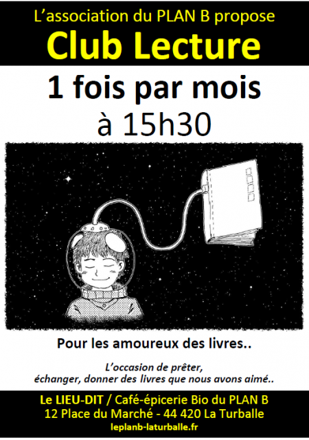 club lecture au plan b la turballe
