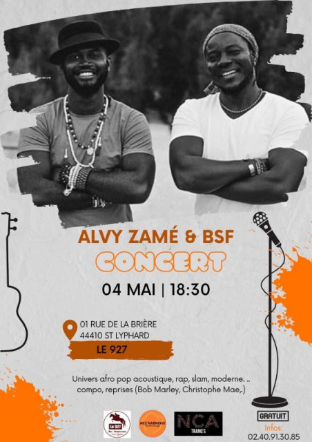Concert Alvy Zamé et BSF - Bar Restaurant Le 927 - Saint-Lyphard