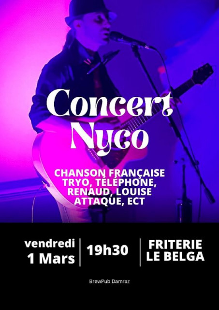Concert chez Damraz - Live Music avec Nyco - Herbignac