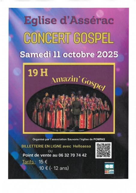 Concert de gospel à Assérac