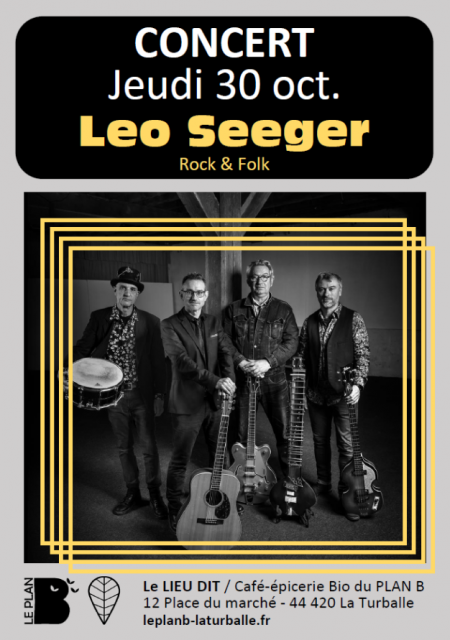 Concert : Leo Seeger - La Turballe