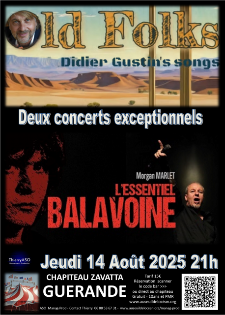  Concert Old Folks/ L’Essentiel Balavoine - Guérande
