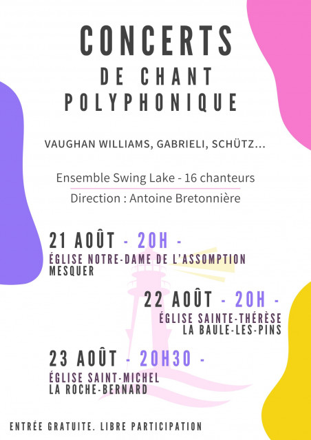 Concerts de chant pholyphonique - La Baule