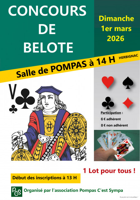 Concours de belote 