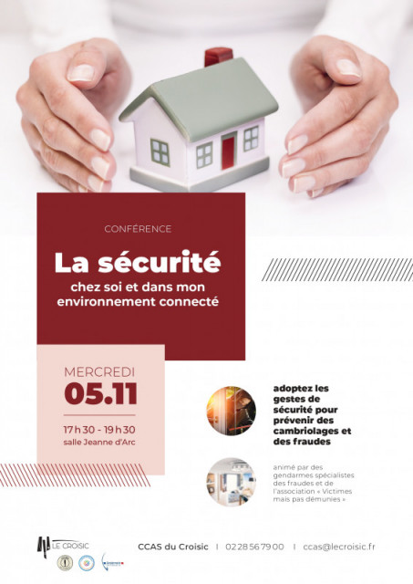 Conférence - La sécurité chez soi et dans mon environnement connecté
