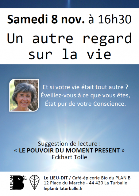 Conférence un autre regard sur la vie - La Turballe