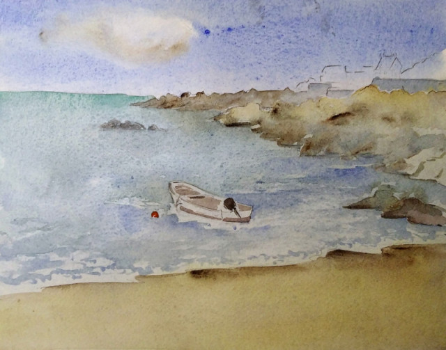 Cours d'aquarelle en plein air - Le Pouliguen