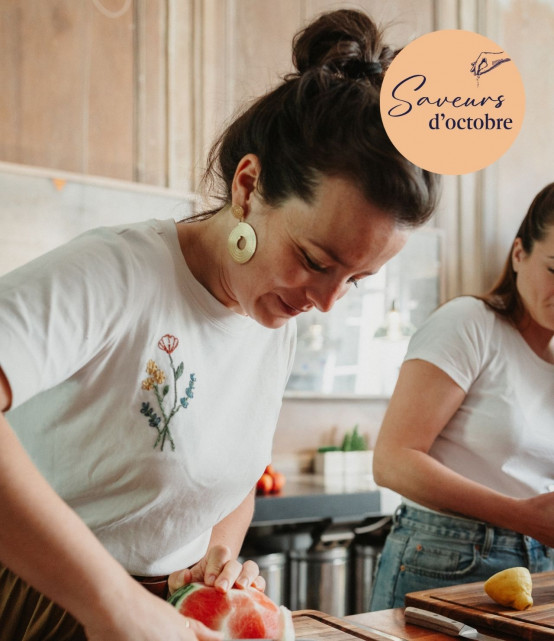 Démonstration culinaire avec la cheffe Lorine Hennebelle - Saveurs d'Octobre - Guérande