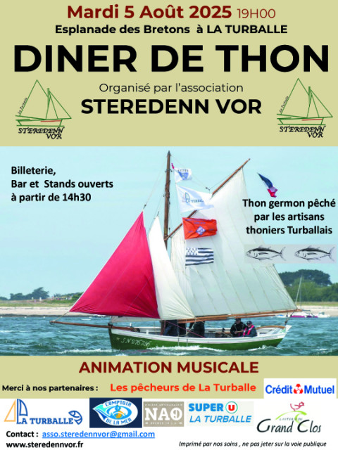 Dîner de Thon : 3e édition La Turballe