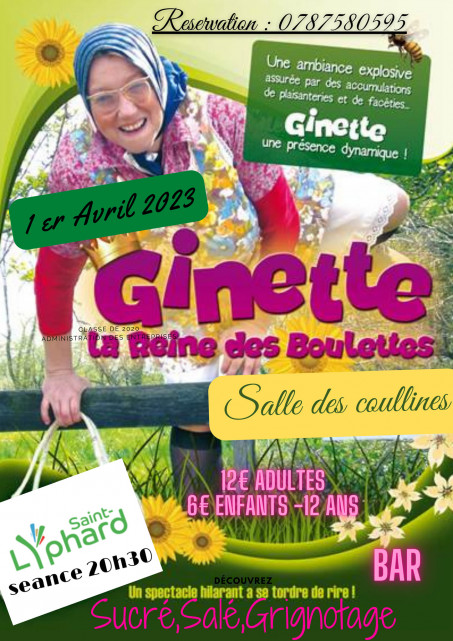 Espace des coulines St Lyphard Ginette la reine des boulettes
