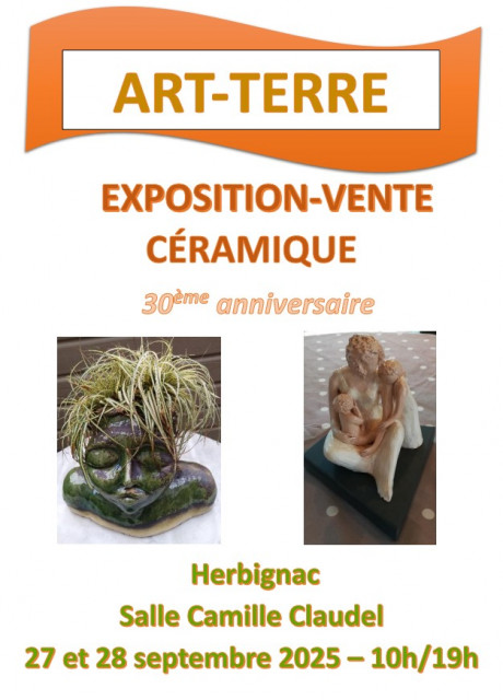 Expo - vente céramique - Association Art Terre - Herbignac