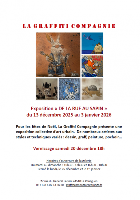  Exposition : De la rue au sapin