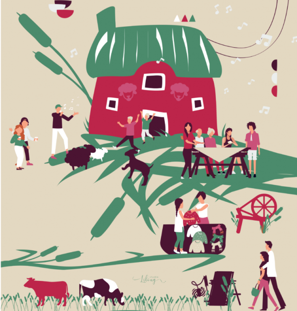 Fête de la laine et des races locales - Village de Kerhinet à Saint-Lyphard