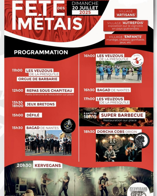 Fête des métais - Village de Kerhinet à Saint-Lyphard