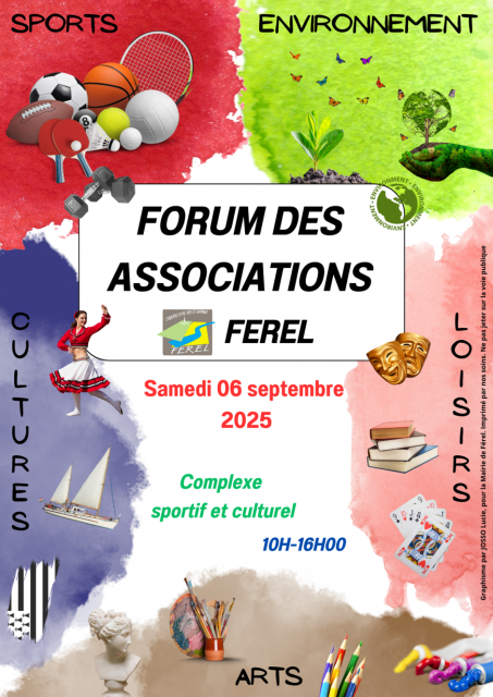 Forum des associations 2025 - Mairie de Férel