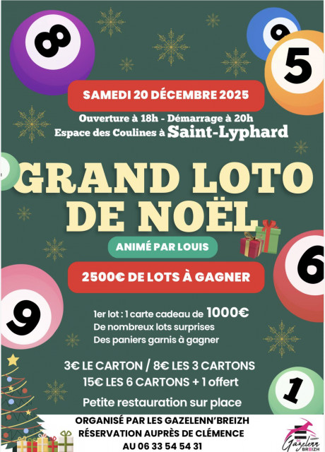 Grand Loto de Noël - Saint-Lyphard