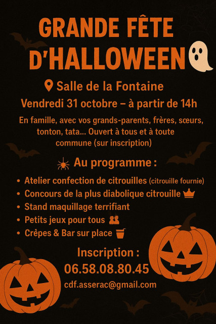 Grande fête d'Halloween - Assérac