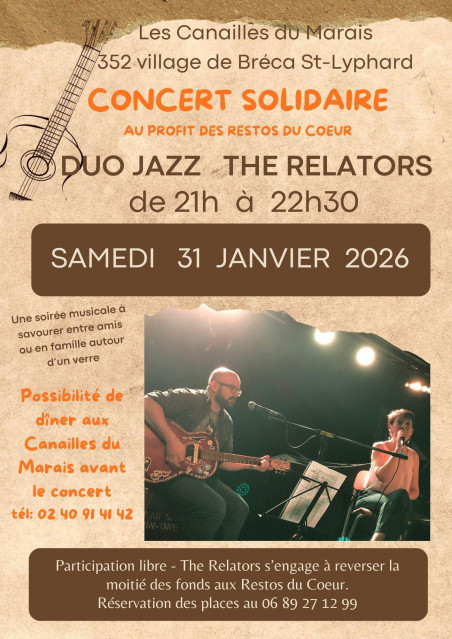 Les Canailles du Marais - Concert Solidaire - Saint-Lyphard