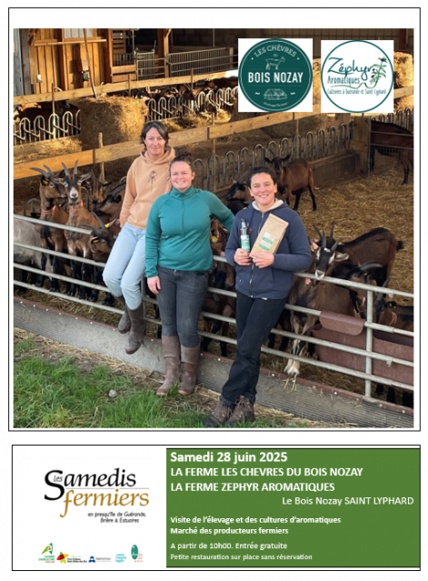 Les Samedis Fermiers - Ferme du Bois Nozay - Saint-Lyphard