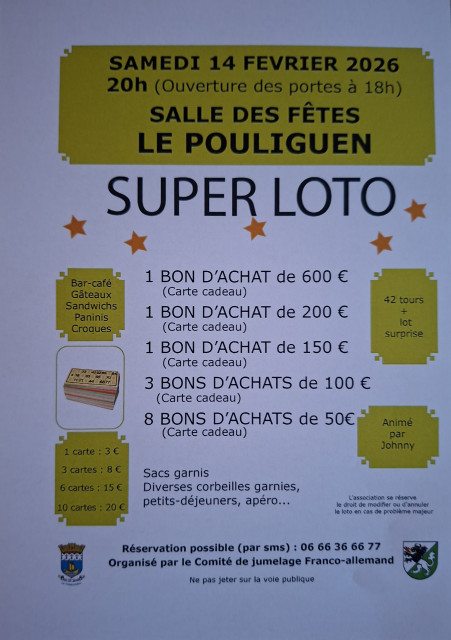 Loto comité de jumelage franco-allemand