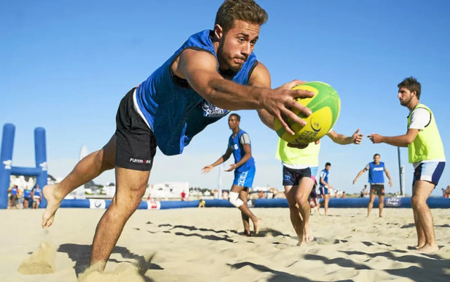 Lundi sportif : Beach rugby