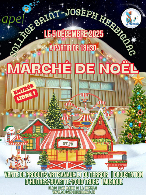 Marché de Noël Herbignac - Collège Saint-Joseph