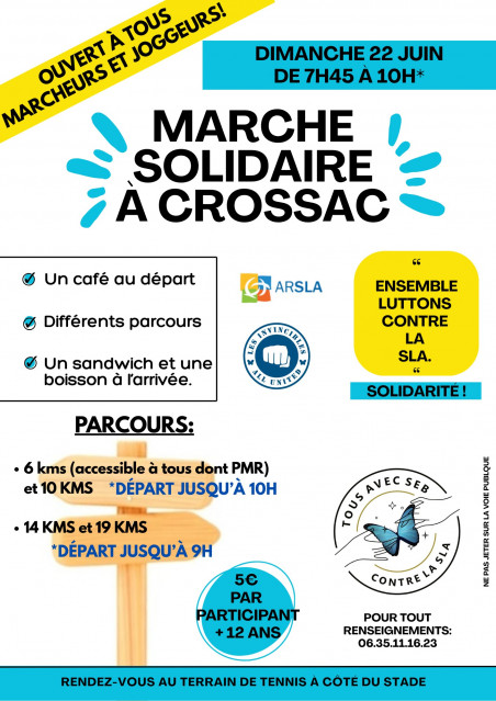 Marche solidaire contre le SLA