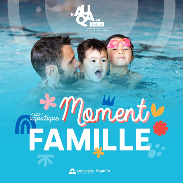 Moments famille - Bouées et ballons dans les bassins intérieurs - La Baule