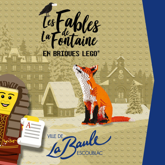 Noël magique 2023 - Exposition en briques LEGO® Fables de La Fontaine - La Baule