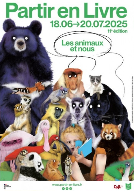 Partir en livre - Lecture à la Coulée verte - Guérande