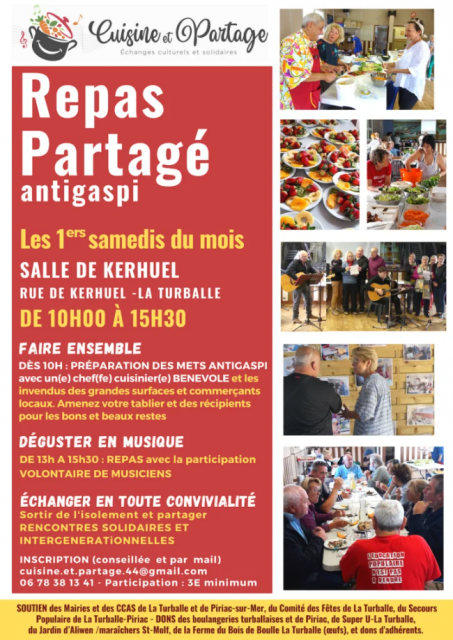 Repas partagé antigaspi - La Turballe